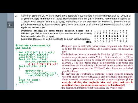 Rezolvare test1 Subiectul III - Informatica Bacalaureat 2020