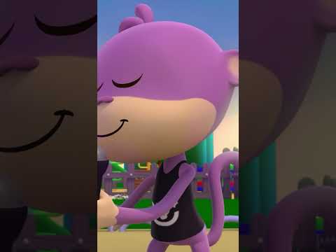 Maimuțelul amuzant #shorts @RegatulCopiilor