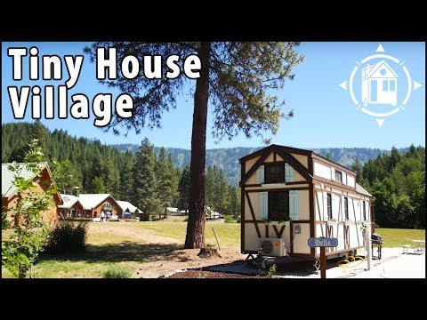 Bavarian TINY HOUSE in Washington's Tiny House Village
