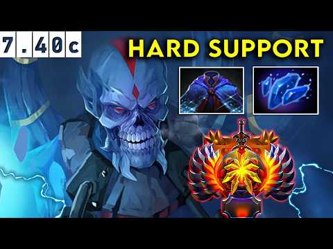Lich Immortal Hard Support - Dota 2 Patch 7.40c  Pro Pub Gameplay