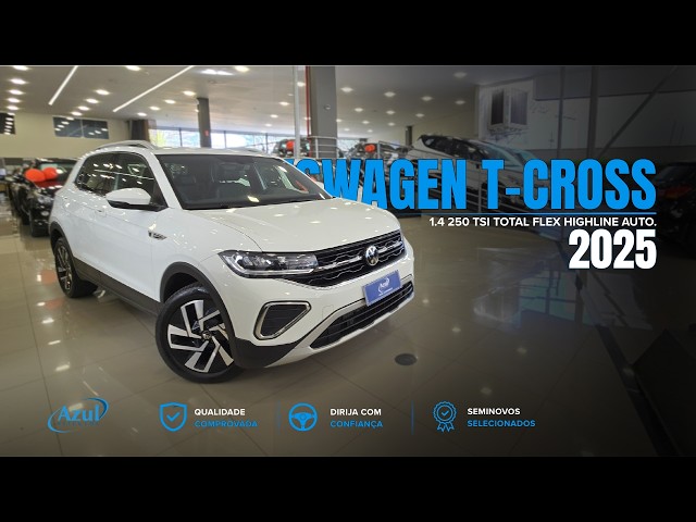Vídeo VOLKSWAGEN T-CROSS 1.4 250 TSI TOTAL FLEX HIGHLINE AUTOMÁTICO