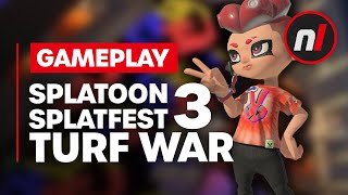 Splatoon 3 Splatfest Turf War Gameplay