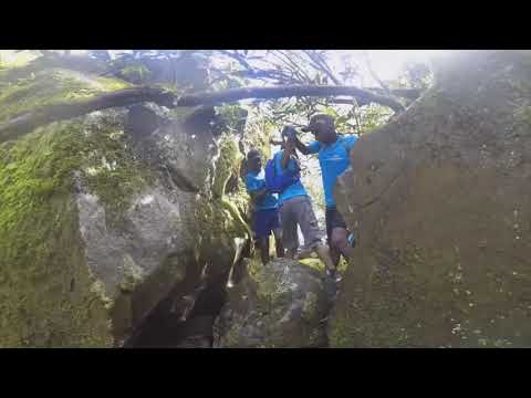 Chamarel Waterfall trek- Trail to Adventures team