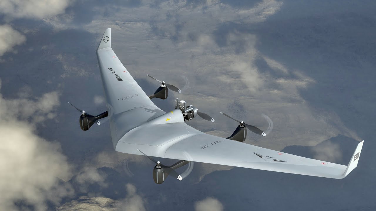 Diha Bayraktar UAV 3D Model