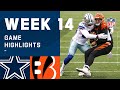 Cowboys vs. Bengals Week 14 Highlights | NFL 2020