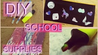 DIY School Supllies for Back to School | DIY Przybory szkolne