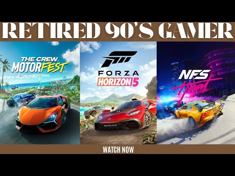 Forza Horizon 5 Vs The Crew Motorfest Vs NFS Heat | Racing Games: PC Gameplay | RETIRED 90'S GAMER