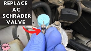 Replace AC Schrader Valve