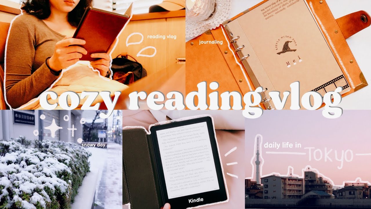 COZY READING VLOG ✨🍵 life in Japan, reading, journaling #booktube #reading #journal