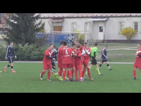 Lotnik Twardogóra - MKS Piast Żmigród 12.04.2017r - Skrót Bramek