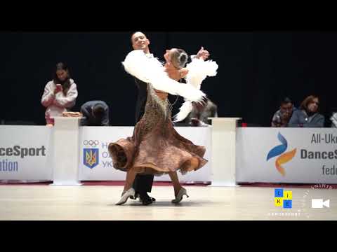 WDSF | Ukrainian Championship 2022 | Amateur St | Дмитро Євтєрєв & Валерія Дорофей | Slow Waltz