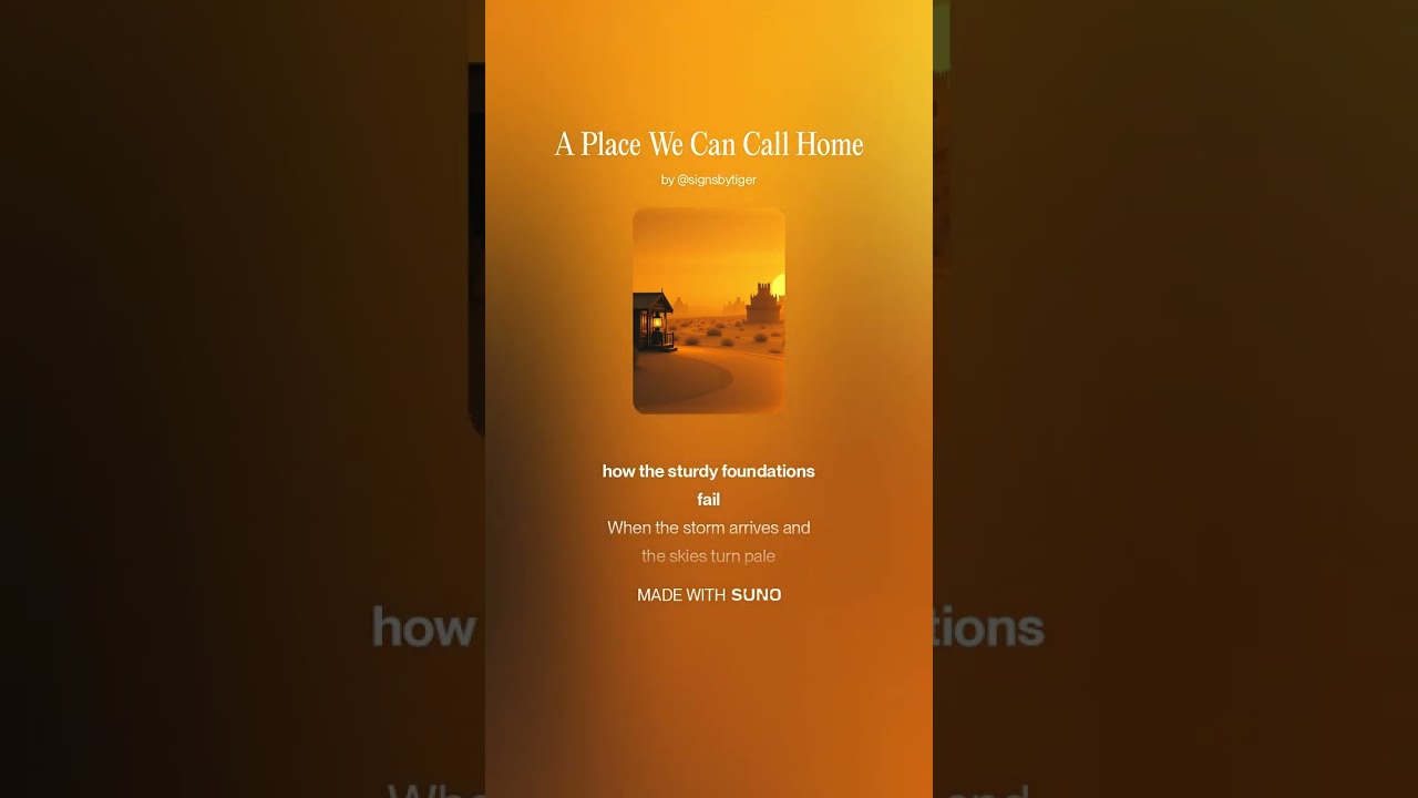 A place we can call home