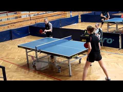 WTK Seniorów II Brzeg Dolny Paulina vs Marta 4 set