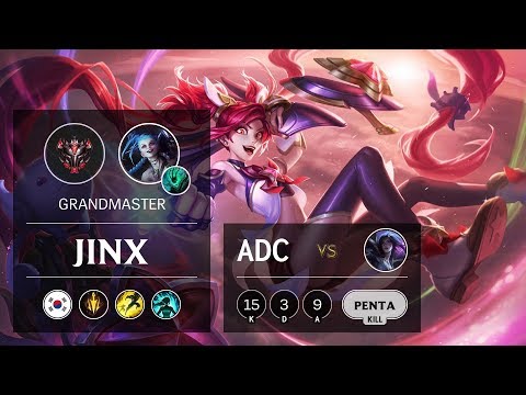 Jinx ADC vs Kai'Sa - KR Grandmaster Patch 9.8