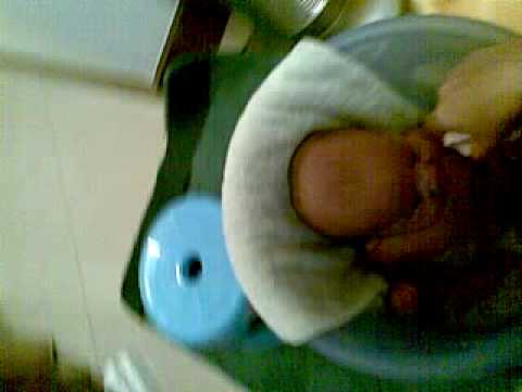 Lulwa in her wash pod