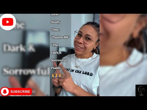 Bible Study: Psalms 88 “The Dark & Sorrowful Psalm” 🙏 #biblestudy #christian #god #faith #subscribe 