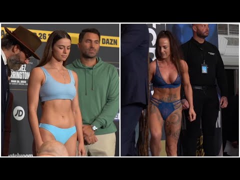 Skye Nicolson vs Bec Connolly WEIGH IN!