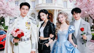 Zwei Mädchen vor dem Kirschblüten-Schloss – eine geliebt, eine beschenkt.