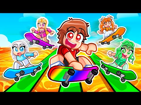 Roblox Skateboard of Hell With MY CRAZY FAN GIRLS...