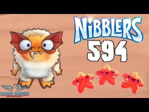 Fruit Nibblers 👾 Level 594 Hard - 3 Stars Walkthrough, No Boosters