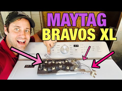 MAYTAG BRAVOS XL Dryer Not Heating | Quick WP3387747 Element Fix | MEDB835DW4 | BIGGIN!!!