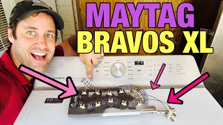 Maytag Bravos XL Dryer Not Heating — Quick WP3387747 Element Fix (MEDB835DW4)