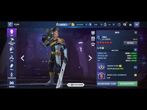 Upgrade Cable to Tier 3 in Marvel Future Fight