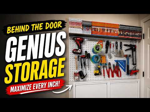 I Turned the Space Behind My Door Into a Storage Wall ...