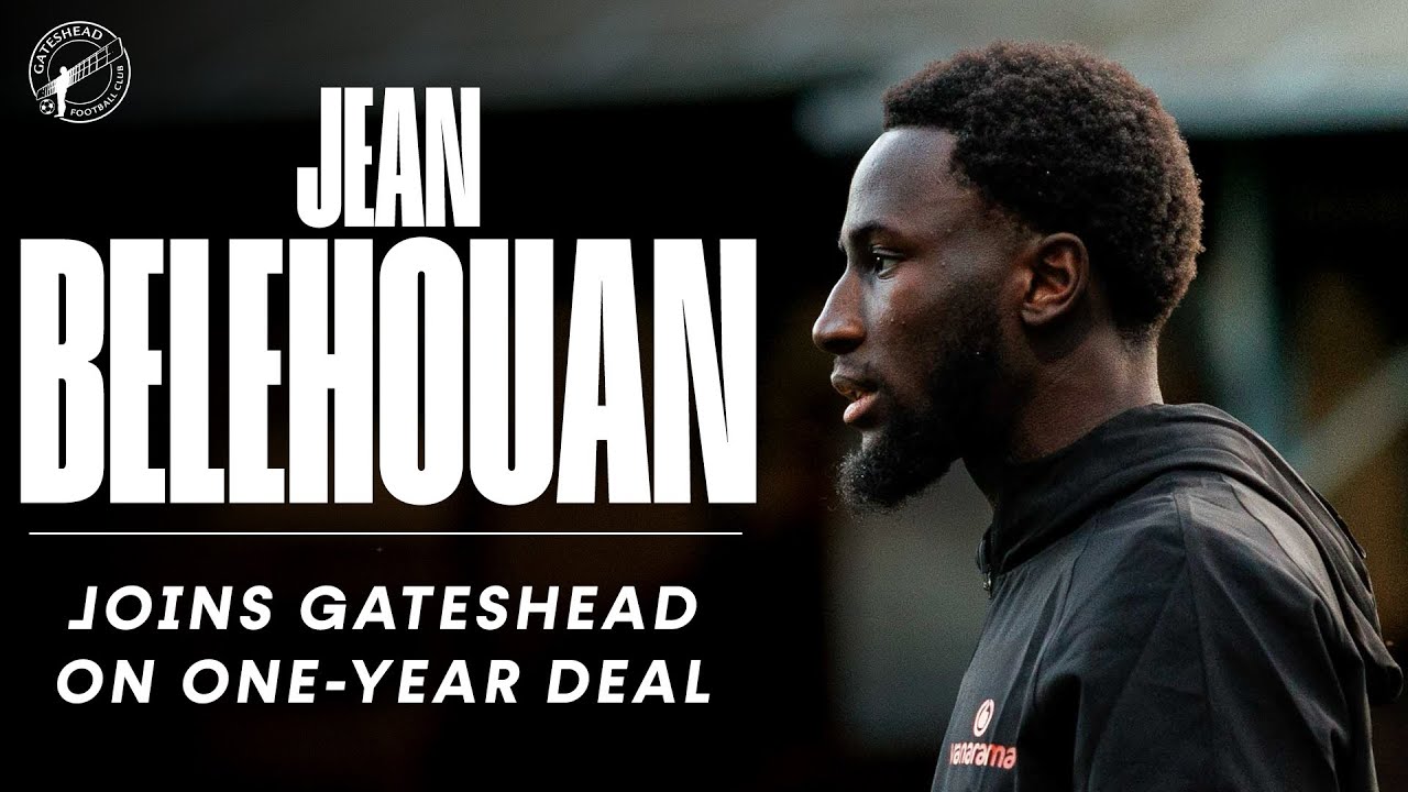 “I’m delighted to be here!” 🙌 | Jean Belehouan joins Gateshead | INTERVIEW