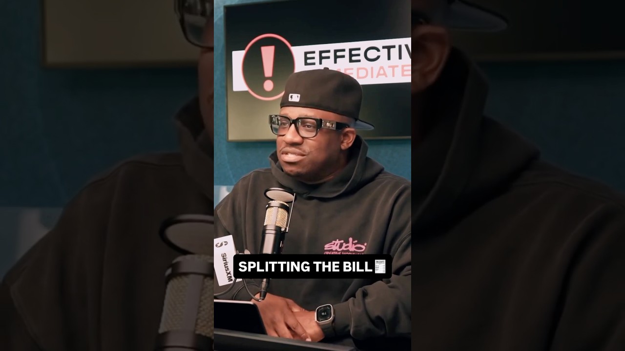 How you splitting the bill? #EffectiveImmediately #shorts #podcast #dinner #trendingtopics