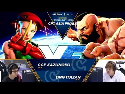 SFV: GGP Kazunoko vs DNG Itazan - CPT Asia Finals Top 8 - CPT2016