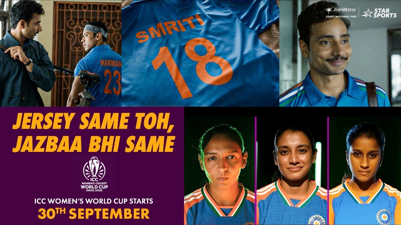 Star Sports' 'It's time to cheer for #WomenInBlue' campaign.