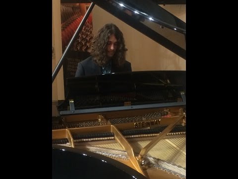 Jacob Mason performs Chopin Etude in E major op 10 no  3