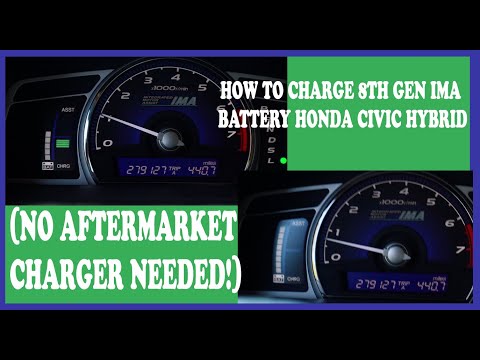 How to FORCE Charge On IMA 8th Gen Honda Civic Hybrid FOR FREE | 2007