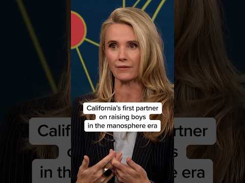 California’s first partner on raising boys in the manosphere era