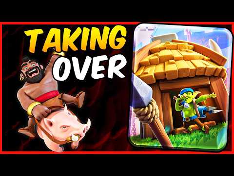 Goblin Hut Hog Rider is TAKING OVER Clash Royale