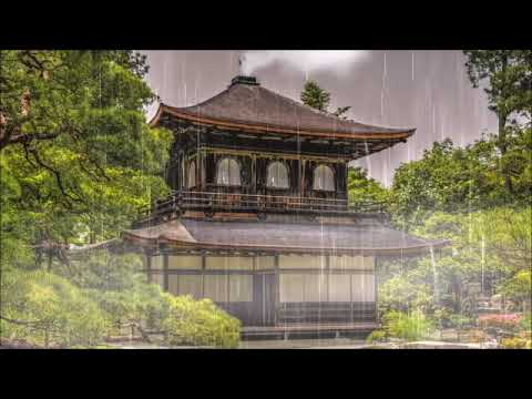 Trip to Japan | WASH your STRESS AWAY | 3 HOURS beautiful Rain Sounds with Ginkaku, Kyoto, JAPAN