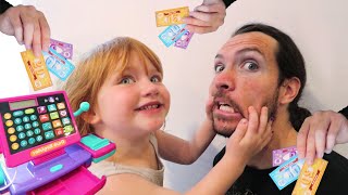 Neighbor Won’t Wakeup!! NEW TOWN! Adley &amp; Dad build a pretend store and play, pet dogs, and more!