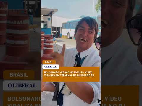 IGUALZINHO! "Bolsonaro" motorista de ônibus viraliza em terminal do Rio