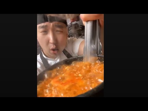 Como fazer Soondubu 🥵 순두부 #shorts