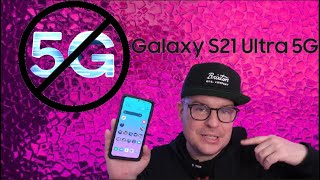 Samsung Galaxy S21 How to Turn off 5G