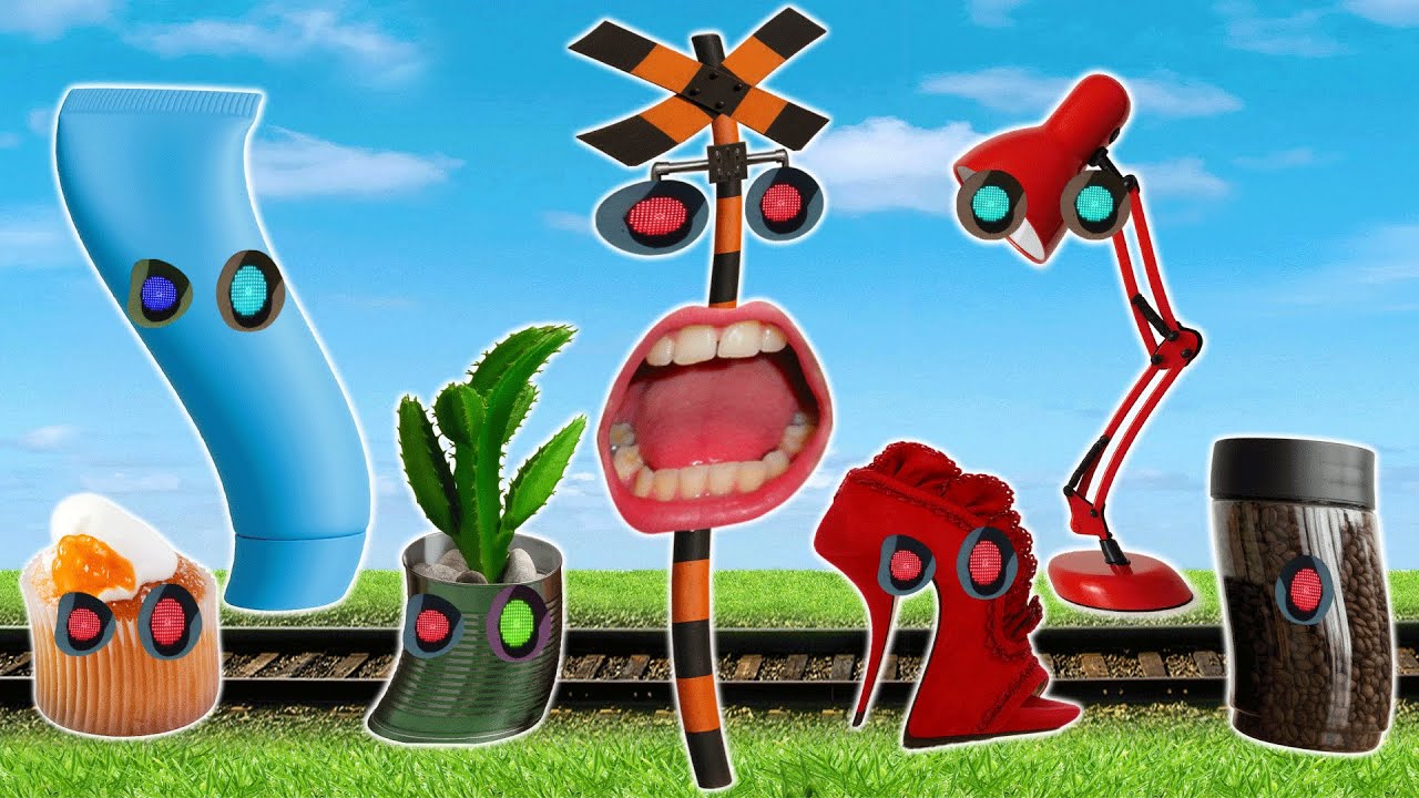 【線路アニメ】楽しい家庭用品と果物🍇🍓🥭The mysterious fruit box