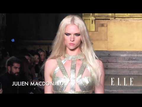 Julien Macdonald London Fashion Week. Otoño / invierno 2016-2017 | Elle España