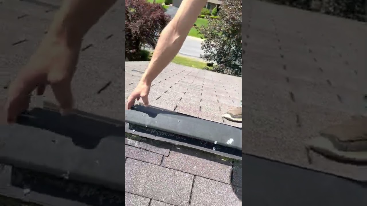 How to repair a leaking ridge vent