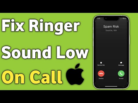 How to Fix Ringer Sound Volume Gets Low on Incoming Call iPhone 15 Pro