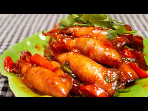 CÁCH LÀM MÓN MỰC CHIÊN NƯỚC MẮM ĐẬM ĐÀ HAO CƠM - CKK