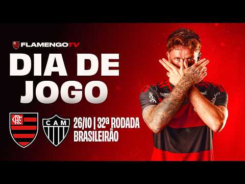 🔴 AO VIVO: FLAMENGO x ATLÉTICO-MG | PRÉ-JOGO + NARRAÇÃO | BRASILEIRÃO (26/10/26)