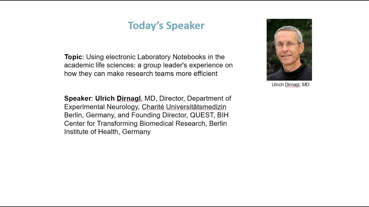 Using electronic laboratory notebooks in the academic life sciences