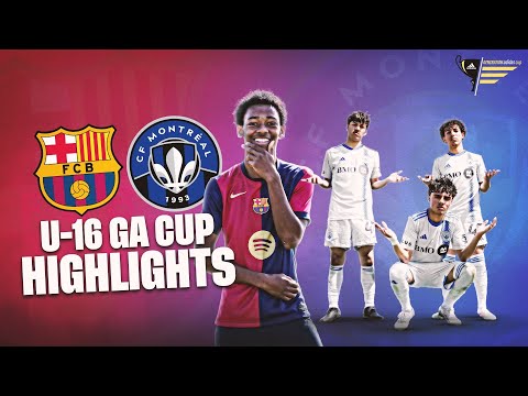 Barcelona Residency vs. CF Montreal | U-16 GA Cup | Extended Match Highlights 