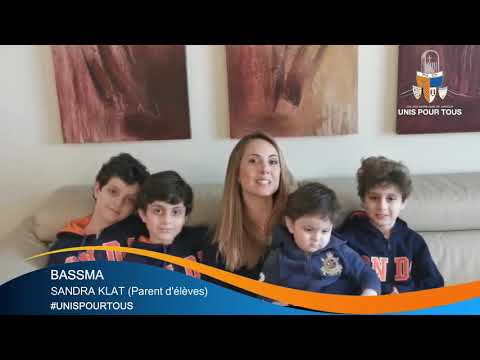 "UNIS POUR TOUS" NDJ Campaign - Sandra Klat Abdelnour, Founder & President of Bassma